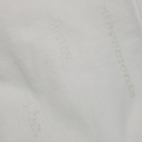 HTF NEW ADVISORY BOARD CRYSTALS Abc Crew Neck Long Sleeve Glitter-Print Tshirt - Picture 12 of 16